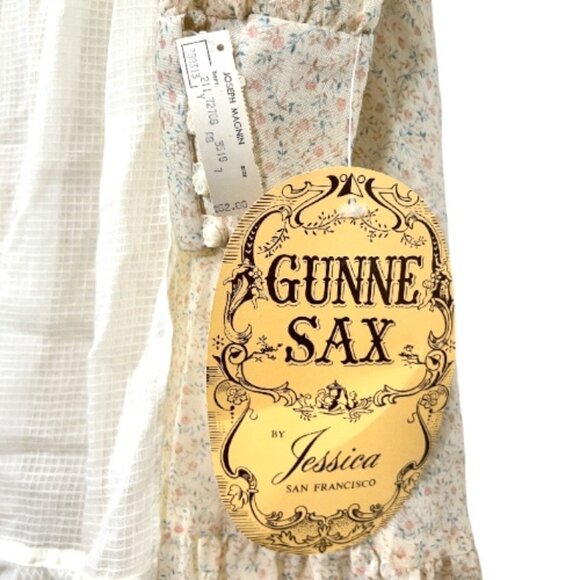 NWT Vintage Gunne Sax Jessica Mcklintock Prairie Maxi Dress Size 7 - Picture 4 of 8